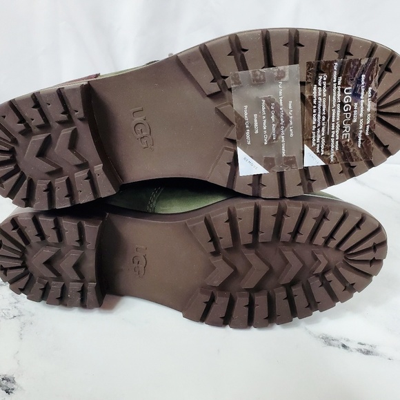 UGG Kilmer  Green Combat Boots - Picture 6 of 7